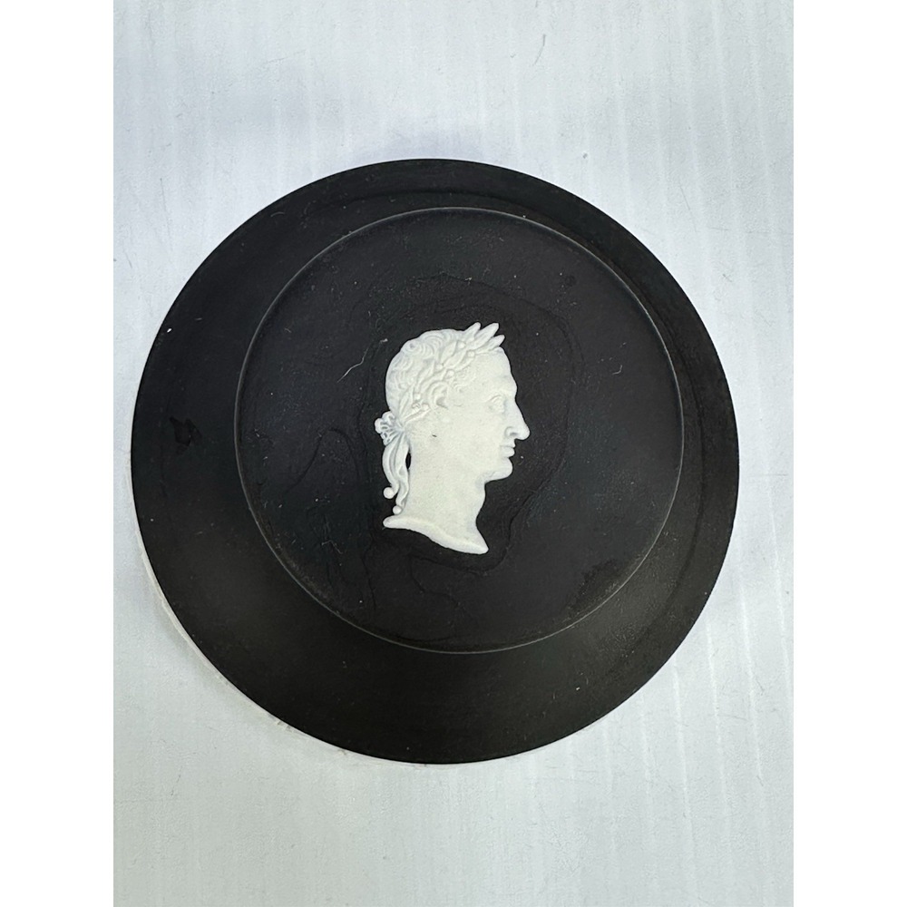 Vintage Wedgwood Black Jasperware‎ Julius Caesar Paperweight